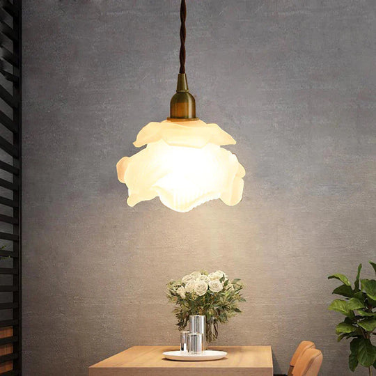 Brass Country B &amp; Hotel Corridor Living Room Dining Minimalist Mini Flower Chandelier Pendant