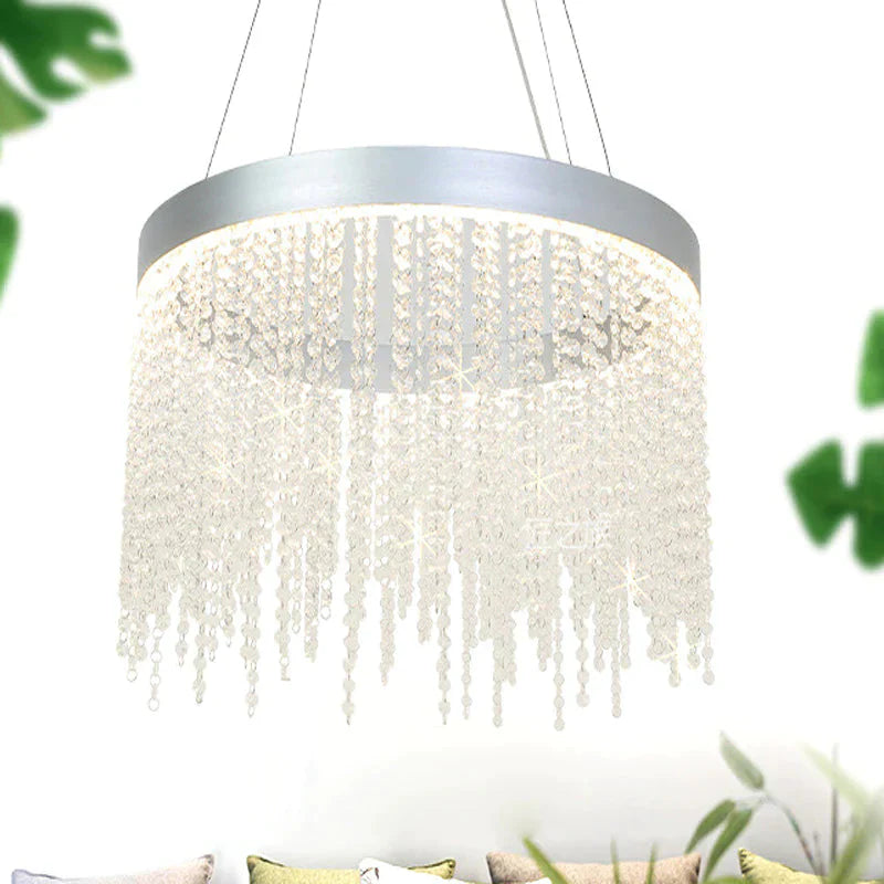Creative Tassel Lamp Personality Simple Living Room Light Luxury Crystal Bar Restaurant Chandelier