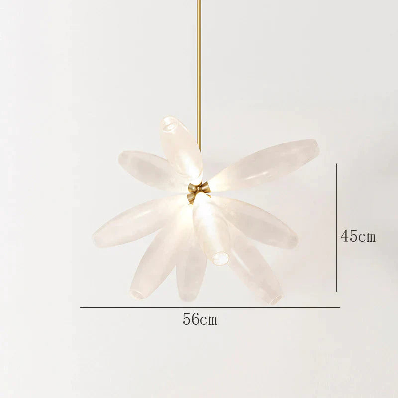 New Glass Living Room Lamp Designer Creative Personality Bedroom Study Exhibition Hall White