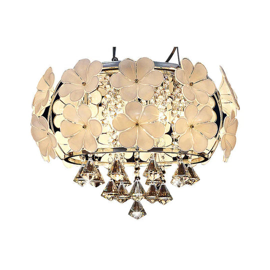 Modern Led Crystals Pendant Lights Crystal Hanging White Lamps For Living Room Bedroom Corridor