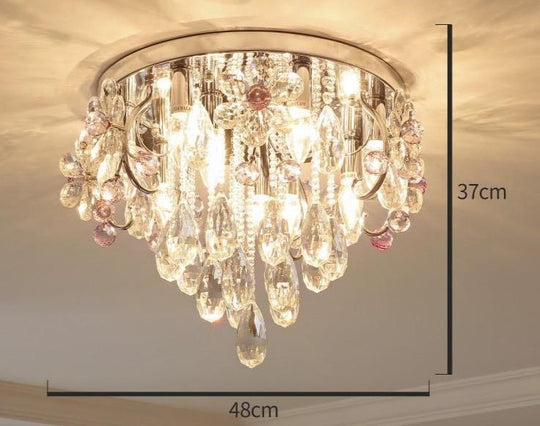 Modern Fancy Crystal Ceiling Lights Led Home Lighting For Dining Room Kitchen Vintage Indoor