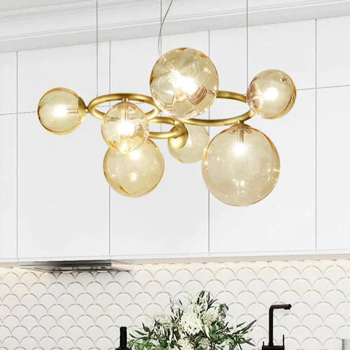 Modern Simple Magic Bean Living Room Bedroom Dining Glass Hanging Lamps Pendant