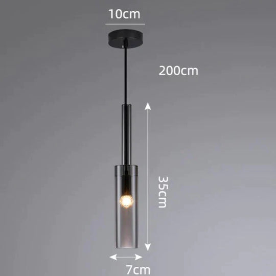 Modern Light Luxury Bedside Small Chandelier Single Head Hotel Room Minimalist Creative Wine Bottle