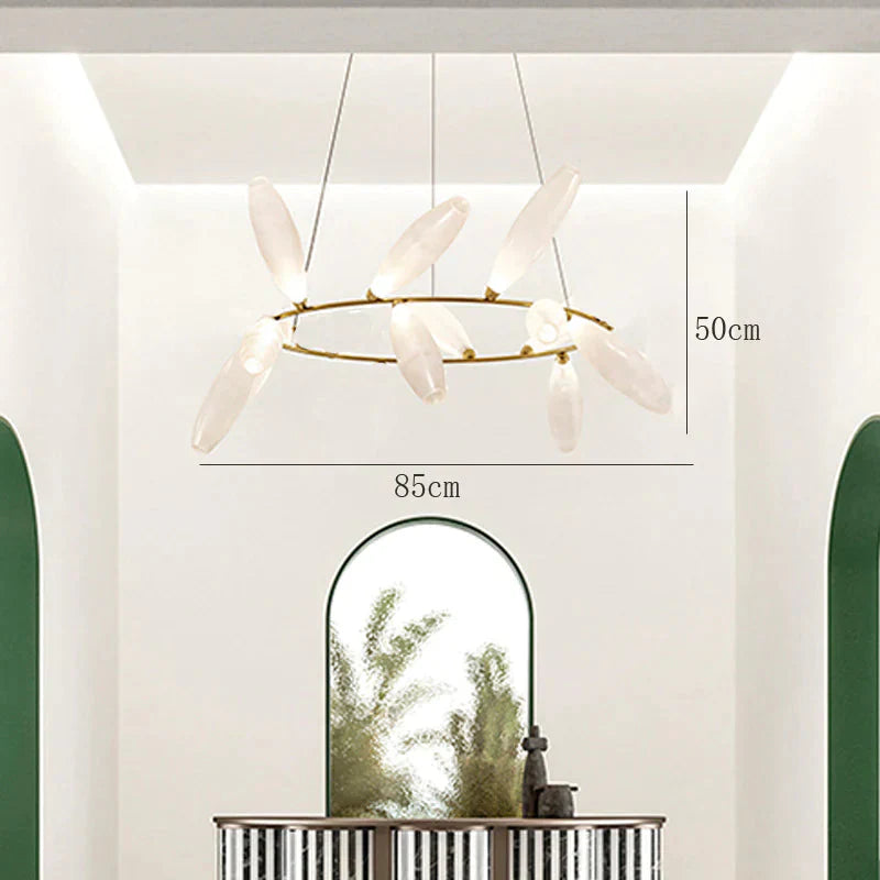 New Glass Living Room Lamp Designer Creative Personality Bedroom Study Exhibition Hall White