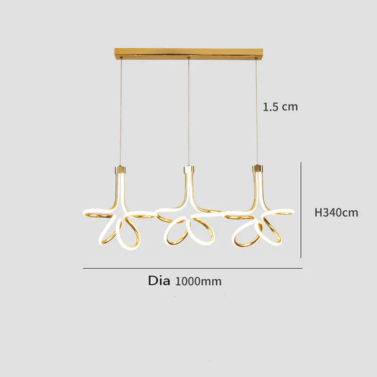 Modern Simple Restaurant Chandelier Personalized Living Room Bedroom Bedside Creative Staircase