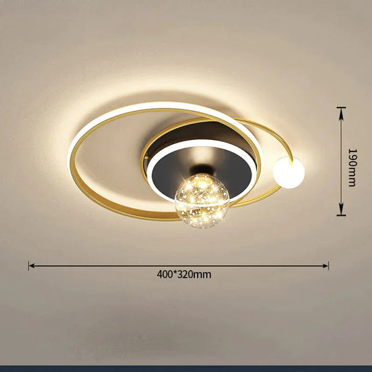 Bedroom Ceiling Lamp Atmospheric Household Nordic Simple Modern Net Red Creative Personality Sky