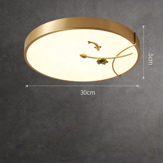 Ceiling Lamp Light Luxury Simple Led Living Room Postmodern Round Square Restaurant Master Bedroom