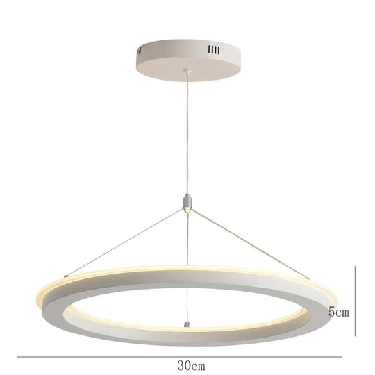 Light In The Bedroom Led Modern Minimalist Chandelier Diffuse Reflection Creative Dining Room Lamp