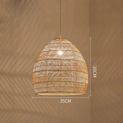 Restaurant Tatami Bedroom Study Lamp Garden B&amp;B Led Living Room Rattan Chandelier Wood Color /