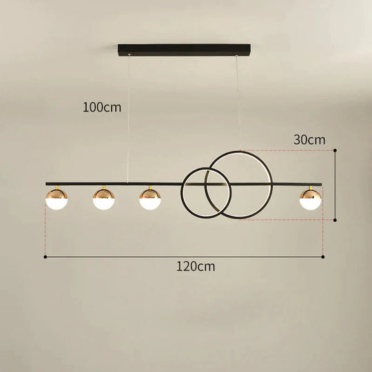 Dining Room Chandelier Minimalist Luxury Long Table Bar Lamps Pendant