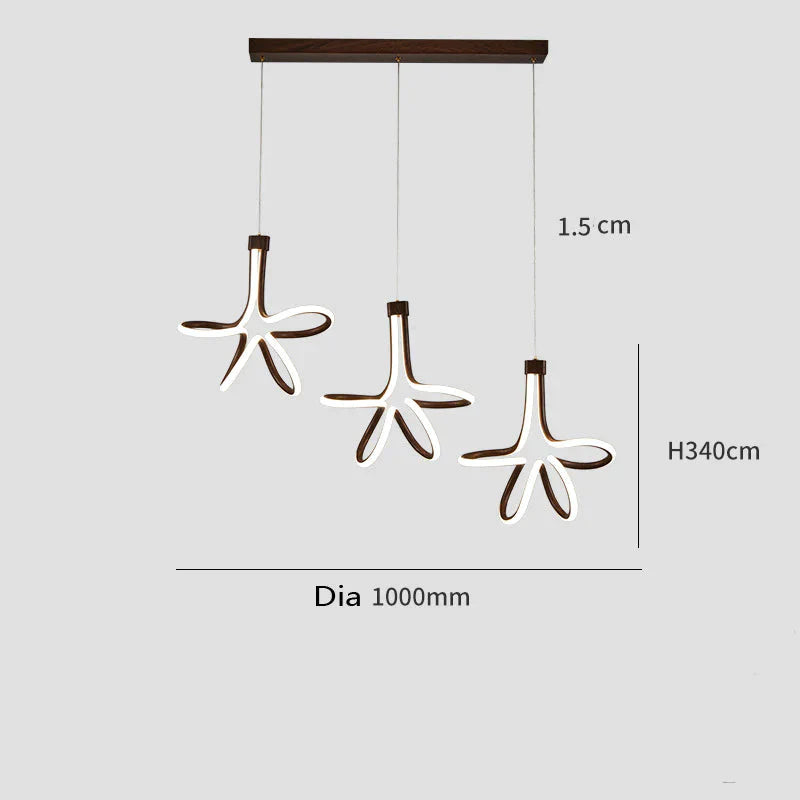 Modern Simple Restaurant Chandelier Personalized Living Room Bedroom Bedside Creative Staircase