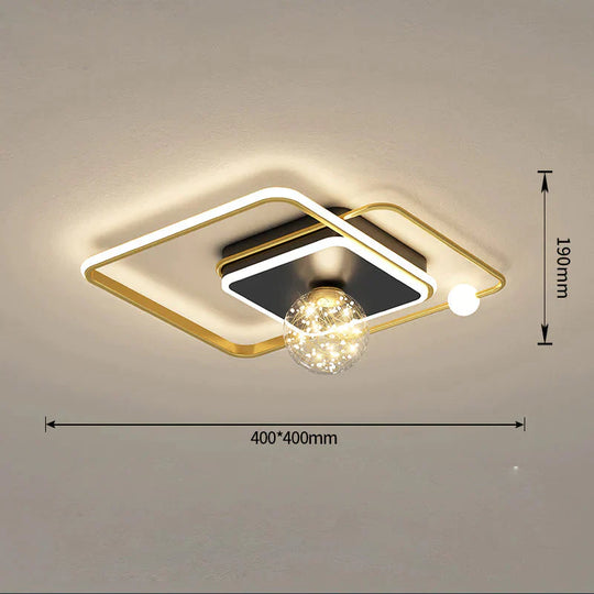 Bedroom Ceiling Lamp Atmospheric Household Nordic Simple Modern Net Red Creative Personality Sky
