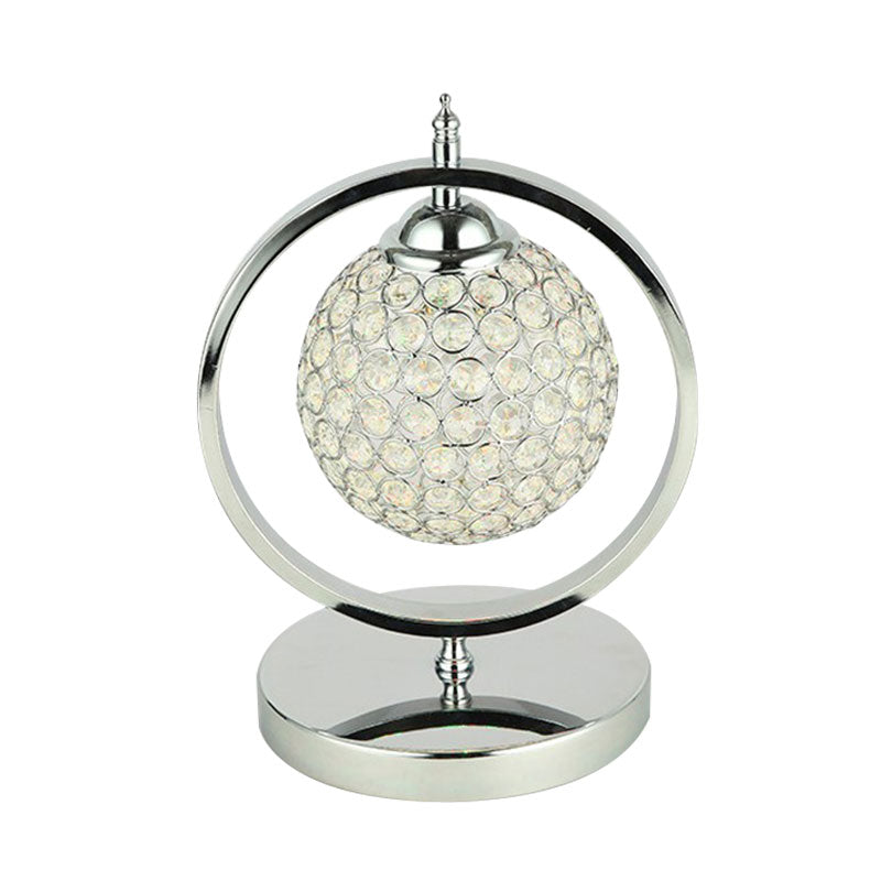 Molly - Minimalist Crystal Led Table Lamp For Night Stand Or Study Room
