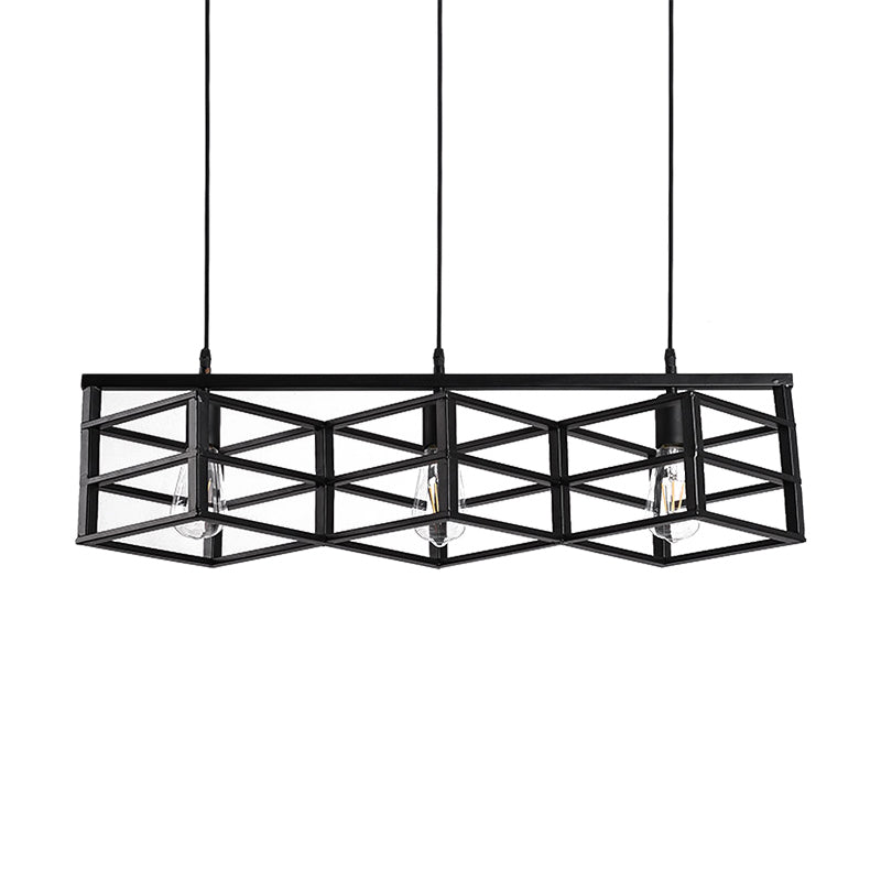 Vintage Industrial Metal 3 Bulbs Hallway Pendant Lamp Lighting