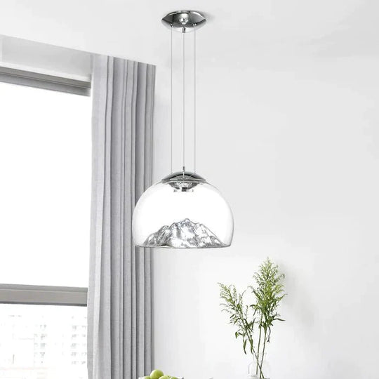 Nordic Minimalist Creative Glass Lamp Chandelier Pendant