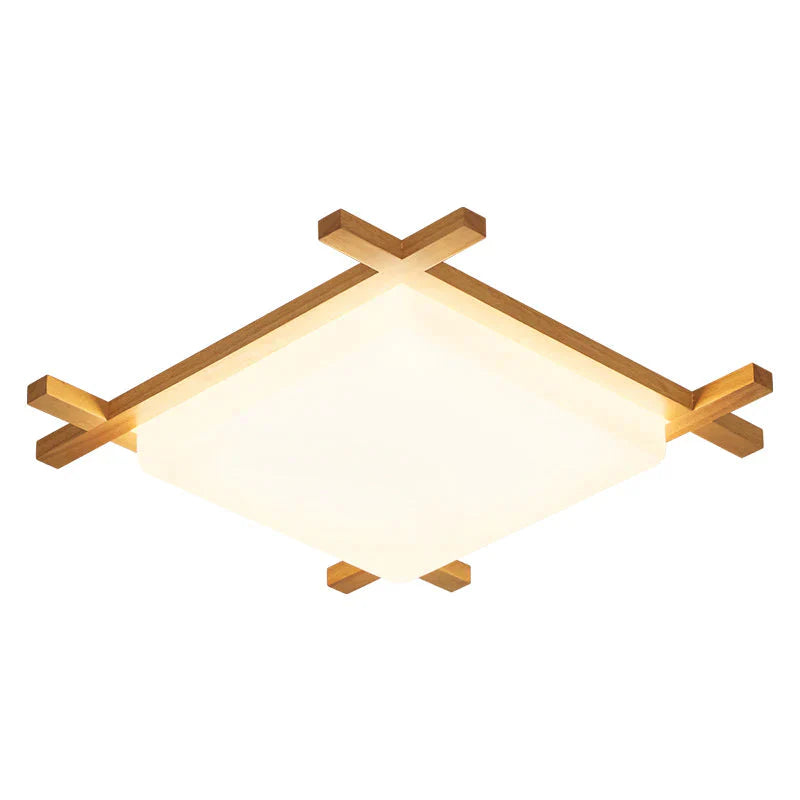 Simple Modern Corridor Square Log Led Living Room Lamps Ceiling