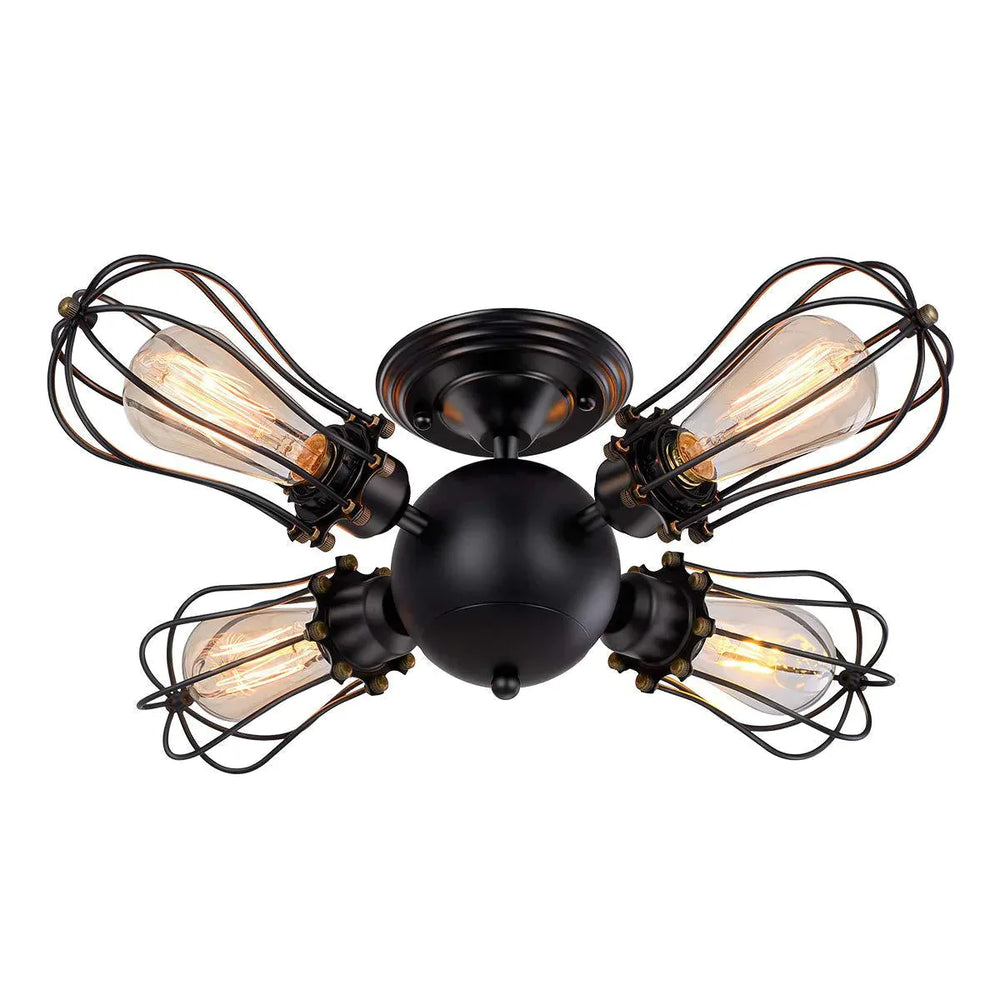 Retro Style Industrial Lantern Creative Porch Balcony Corridor Ceiling Lamp