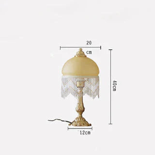 Copper Tassel Chandelier Pastoral Room Bedroom Bedside Lamp Bar Aisle Coppery / B Pendant