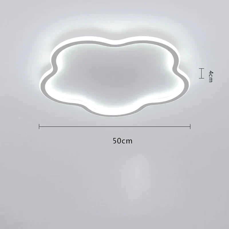 Ceiling Lamp Bedroom Main Simple Modern Led Ultra - Thin Minimalist Ins Style Lamps White / Dia50Cm