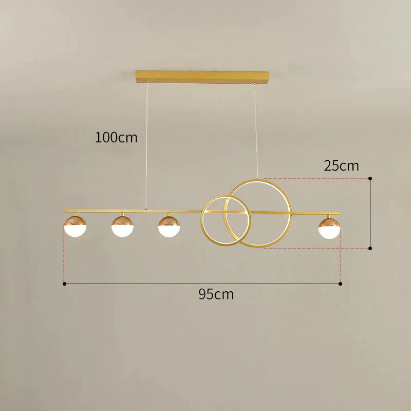 Dining Room Chandelier Minimalist Luxury Long Table Bar Lamps Pendant