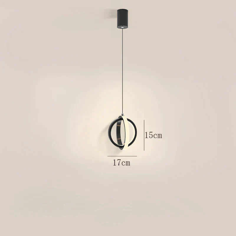 Nordic Creative Bedside Single Head Small Chandelier Personalized Art Restaurant Led Spherical
