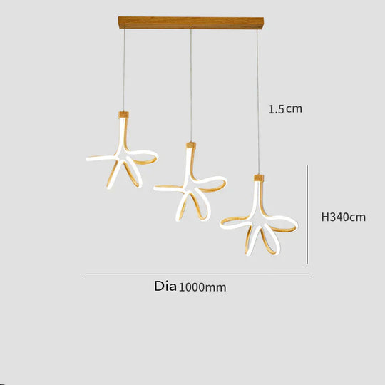 Modern Simple Restaurant Chandelier Personalized Living Room Bedroom Bedside Creative Staircase
