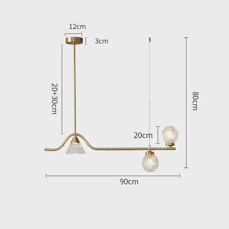Nordic Restaurant Chandelier Simple Modern Atmosphere Bar Post - Modern Warm Luxury Online
