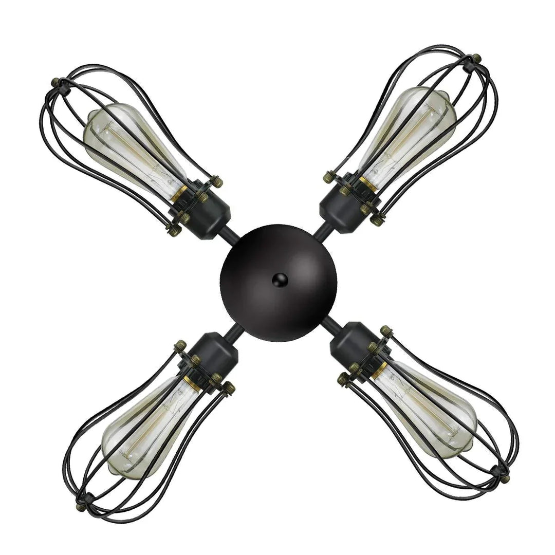 Retro Style Industrial Lantern Creative Porch Balcony Corridor Ceiling Lamp