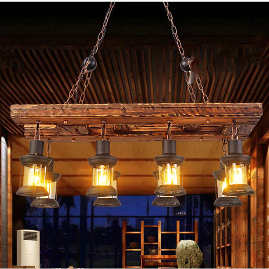 Restaurant Bar American Chandelier Retro Idea Pendant