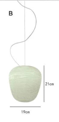 Nordic Style Personalized Art Chandelier Creative Japanese Inn B &amp; Hotel Bedroom Dining Room Model