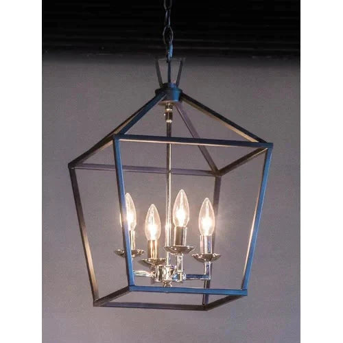 American Retro Iron Industry Wind Four - Headed Chandeliers Pendant