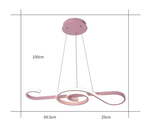 Nordic Post - Modern Led Restaurant Chandelier Creative Simple Lighting Pendant
