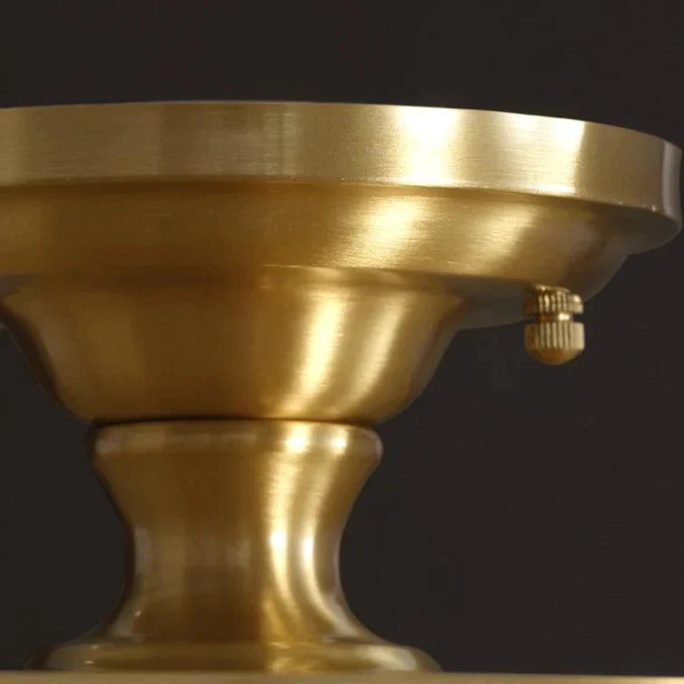 Amelia’s Light Luxury Post Modern Led Copper Ceiling Lamp