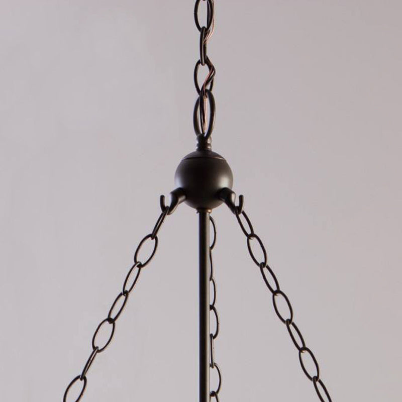 Birdun - Industrial 3 - Light Suspension Chandelier With Clear Glass Urn Shade