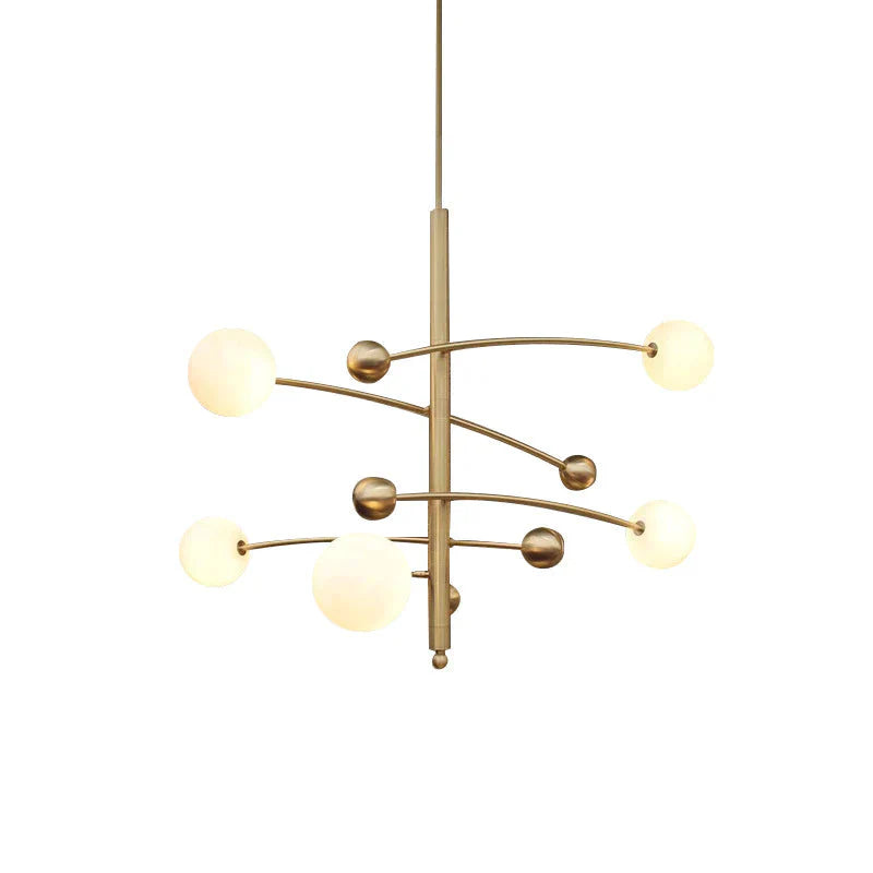 Post Modern Simple Light Luxury Fashion Magic Bean Restaurant Chandelier Designer Model Room