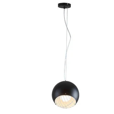 Bedroom Bedside Lamp Simple Dining Room Bar Creative Bay Window Chandelier Single Head Metal Round