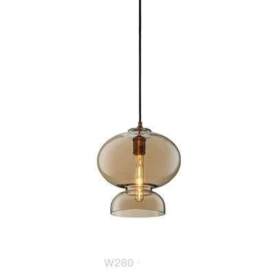 Postmodern Minimalist Personality Nordic Style Creative Living Room Lamp Home Glass - Covered
