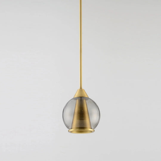 Nordic Modern Copper Living Room Bedroom Bedside Chandelier Pendant