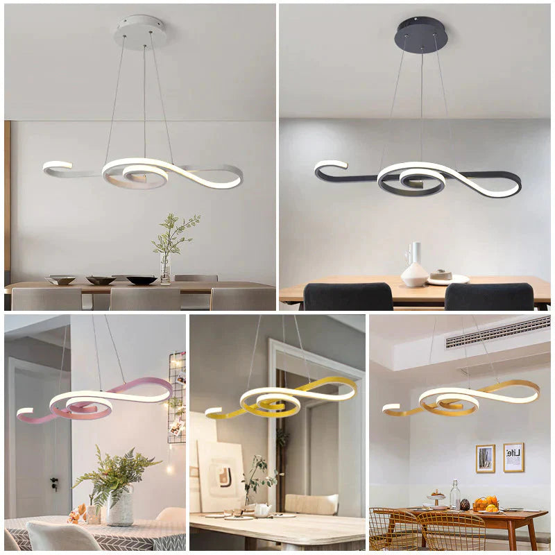 Nordic Post - Modern Led Restaurant Chandelier Creative Simple Lighting Pendant