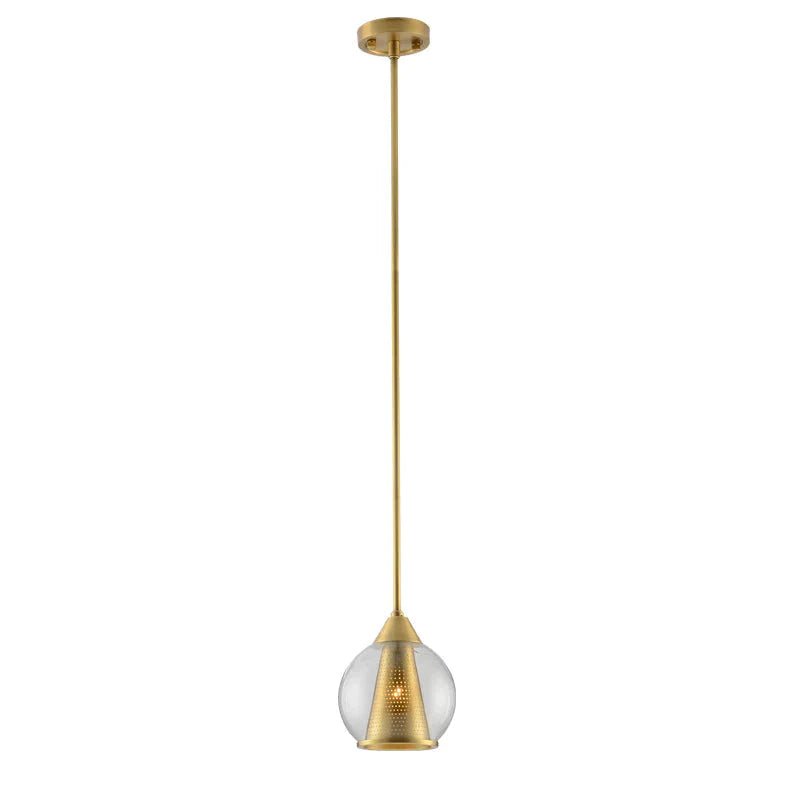 Nordic Modern Copper Living Room Bedroom Bedside Chandelier Pendant