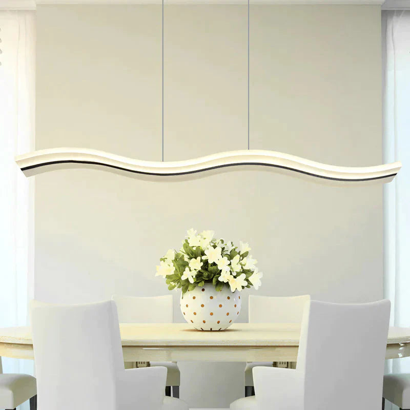 Creative Led Acrylic Restaurant Lamp Coffee Shop Chandelier Single Head / Natural Light 4500K