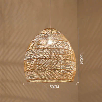 Restaurant Tatami Bedroom Study Lamp Garden B&amp;B Led Living Room Rattan Chandelier Wood Color /
