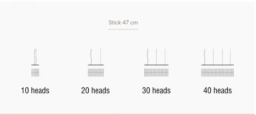 New Net Hot Chandelier Dimmable Creative Led Aluminum Alloy Simple Fishbone 47Cm*10 Heads / Rc