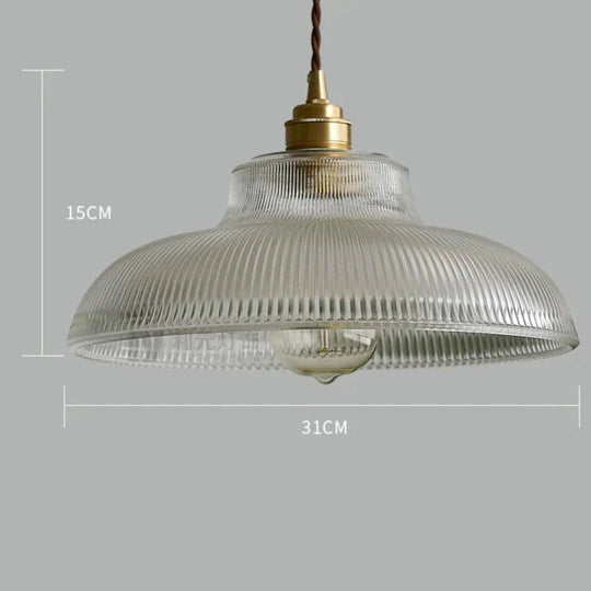 Simple Glass Chandelier Creative Dining Room Living Bar Personalized Design Study Porch Lamp Clear