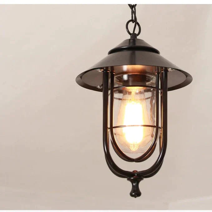 Outdoor Chandelier Waterproof Simple Balcony Garden Corridor Villa Home Courtyard Pavilion Lamp