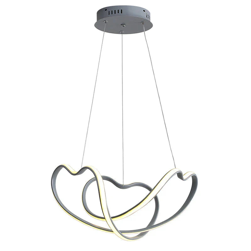 Led Dining Room Chandelier Master Bedroom Lamp Post Modern Simple Luxury Pendant