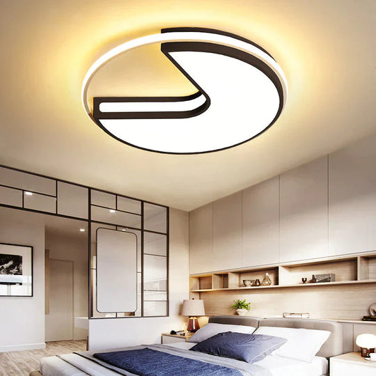 Round Light In The Bedroom Small Apartment Led Ceiling Lamp