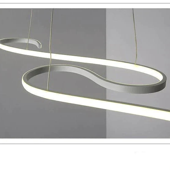 Led Restaurant Chandelier Modern Minimalist Creative Office Light In The Bedroom Coffee Shop Study