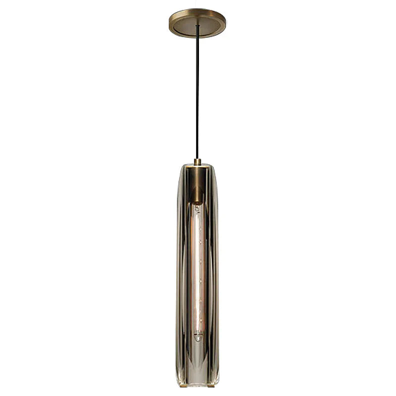 American Simple Copper Crystal Chandelier Bedroom Bedside Single Head Pendant