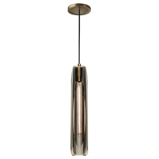 American Simple Copper Crystal Chandelier Bedroom Bedside Single Head Pendant
